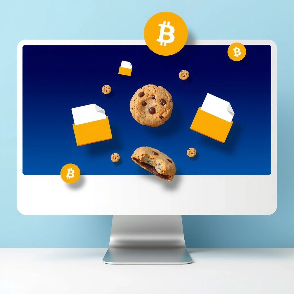 Ilustración de cookies digitales